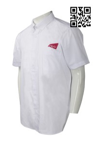 R221  Design Shirts  Custom made Embroidery LOGO Shirts style  university college secruity uniform clothing manufacturer